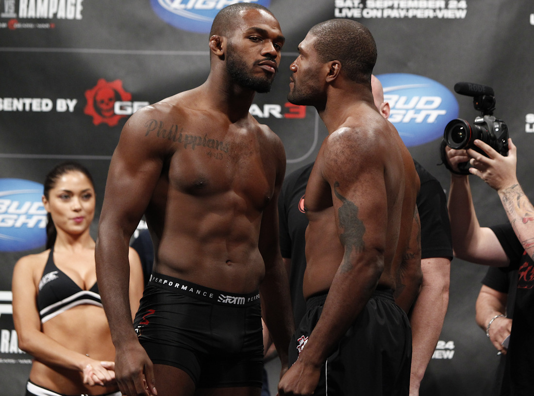 UFC 135 Weigh-In Results: Jon Jones, Rampage Jackson Official for Title Fight - MMA Fighting