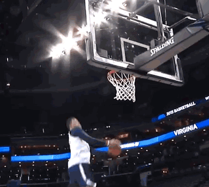 Justin Anderson Dunk Practice