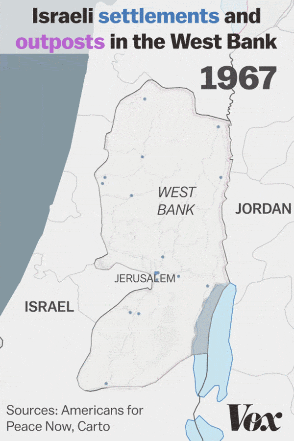 The growth of Israeli settlements, explained in 5 charts - Vox