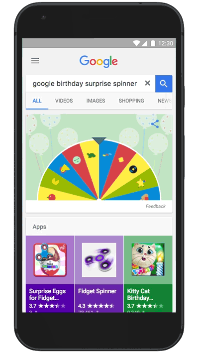 google celebrates 19th birthday with 19