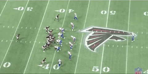 Gif of Falcons offensive line