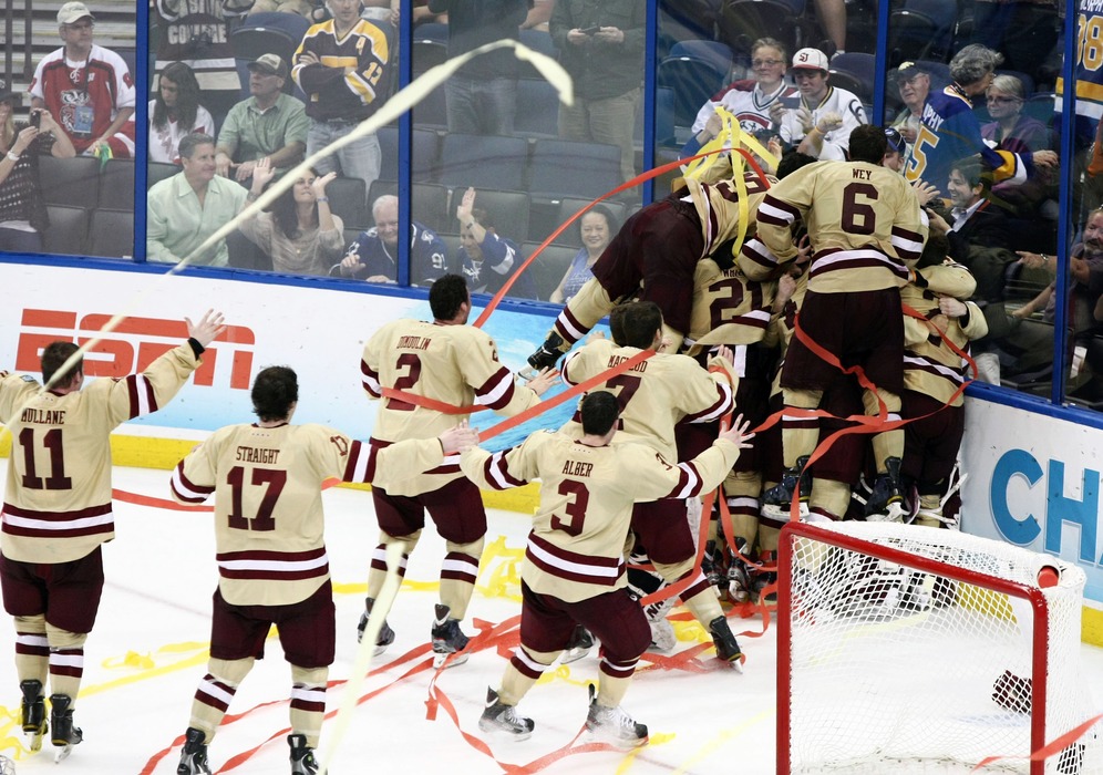 Defending national champ Boston College will face Union on Saturday at Dunkin' Donuts Center in Providence, R.I.