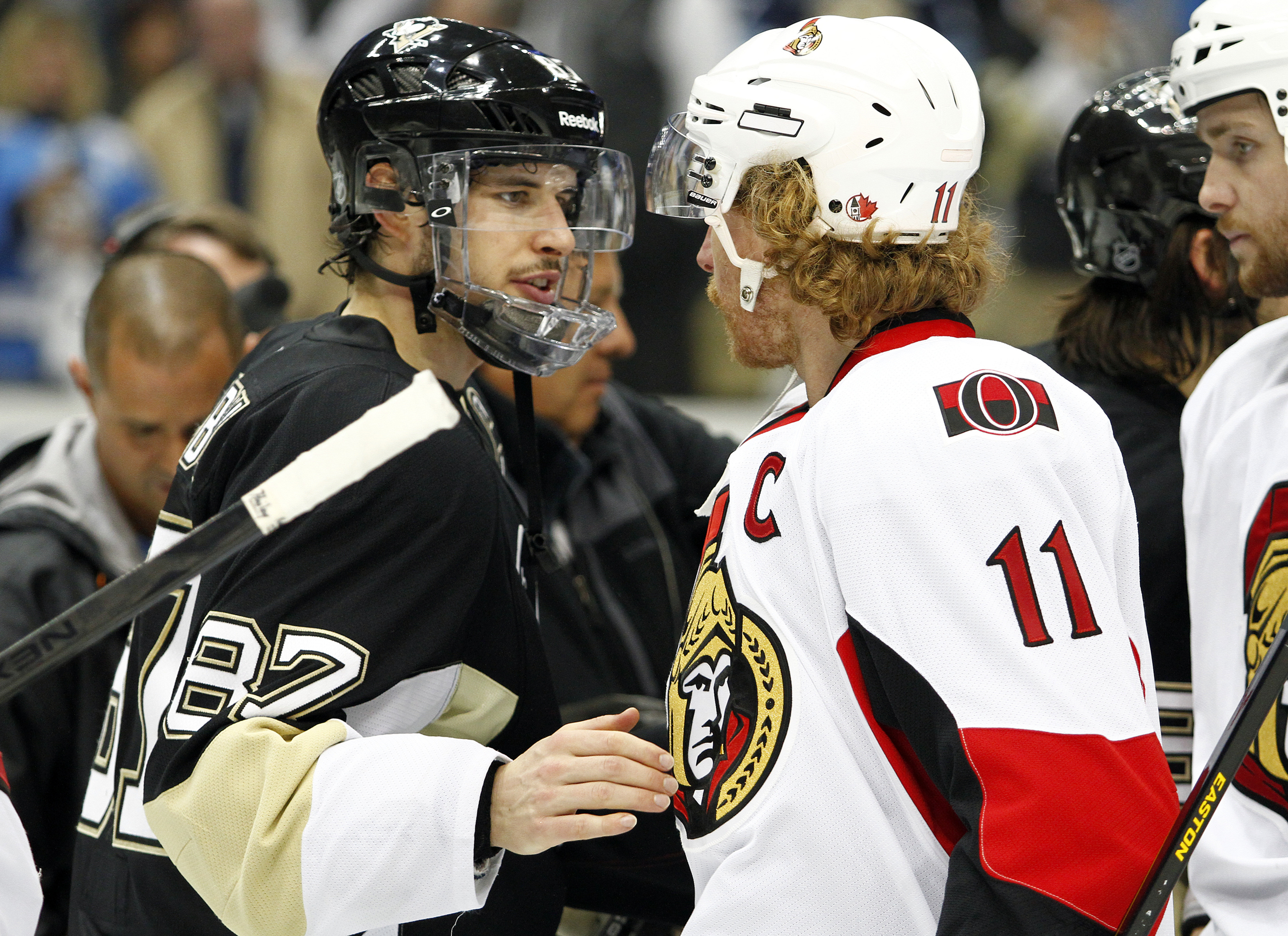 "Hey, Sid, I only missed one game with a broken jaw. Just FYI."