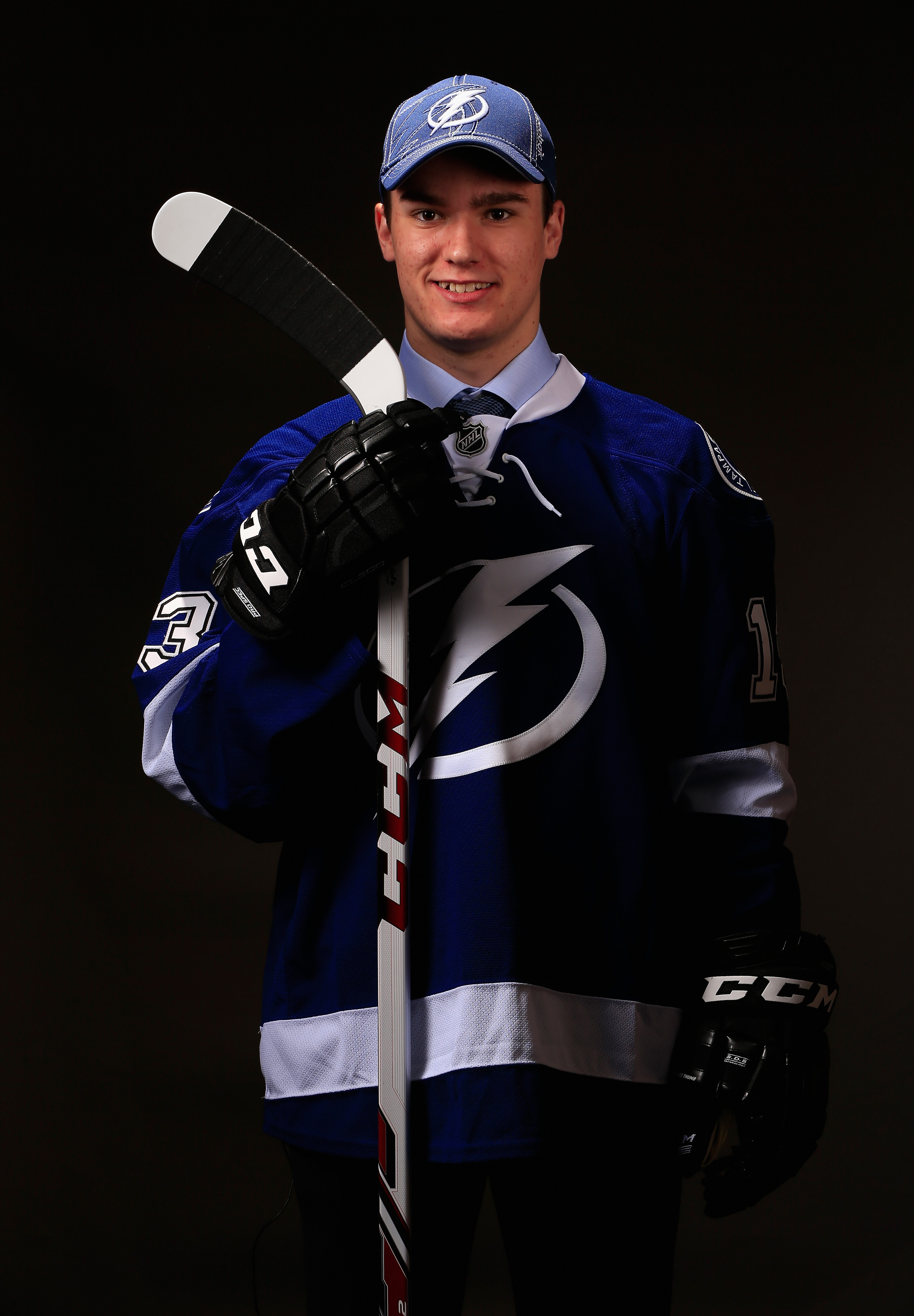 Lightning first round draft choice Jonathan Drouin, one of five forwards selected by Tampa Bay in the 2013 NHL Entry Draft