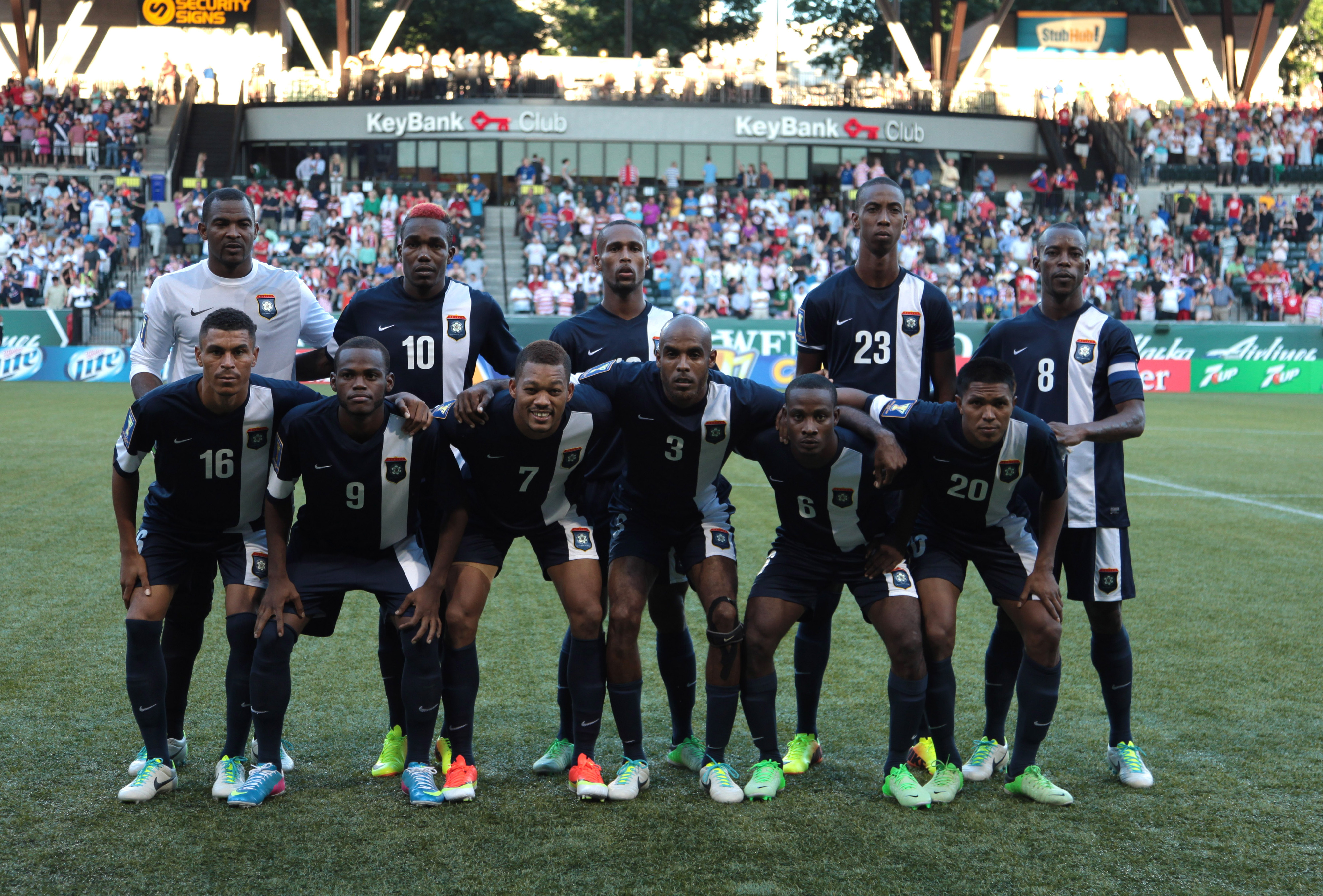 Ian Gaynair (#7), one of three Belize players that were offered cash to fix their match against the USA.