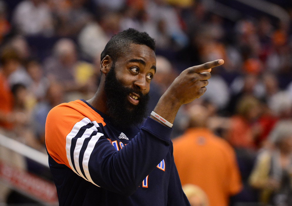 I guess indications aren't pointing to Harden playing for the Suns.