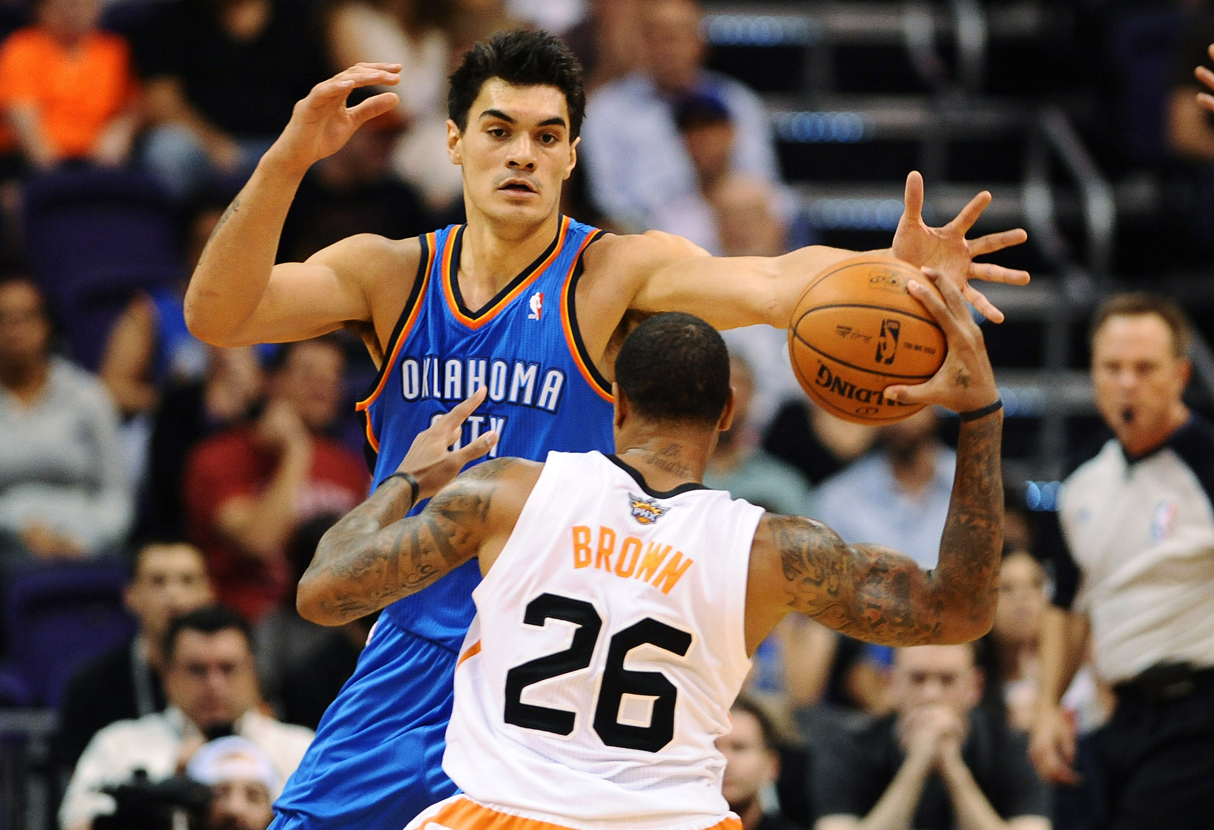 Steven Adams has worked himself from D-League rookie to bench player with the Oklahoma City Thunder. What kind of production is expected from the 20 year-old during the season?