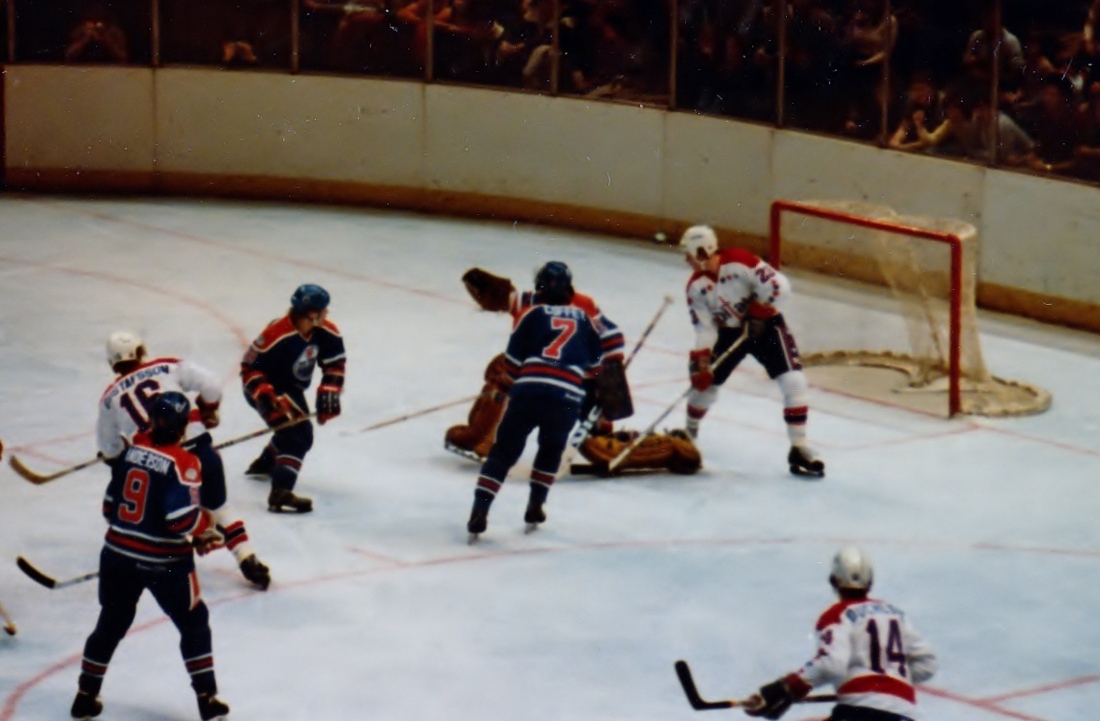Caps vs. Oilers, 1983