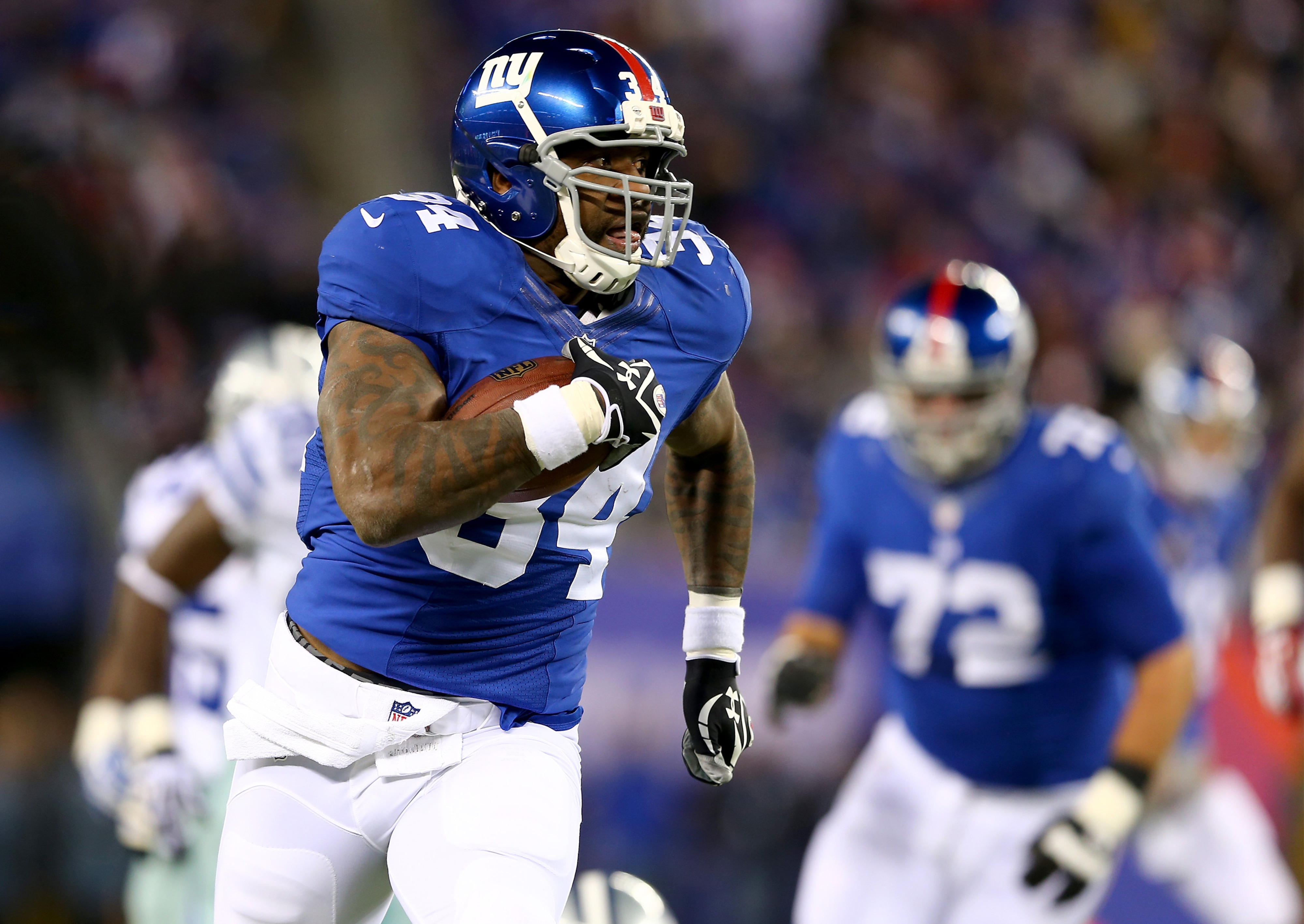 Brandon Jacobs is inactive Sunday for the Giants