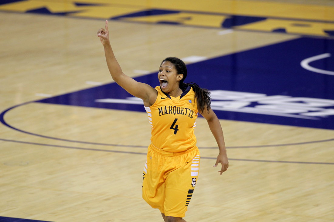 Consecutive three by Arlesia Morse sparked a Marquette rally that came up just short.