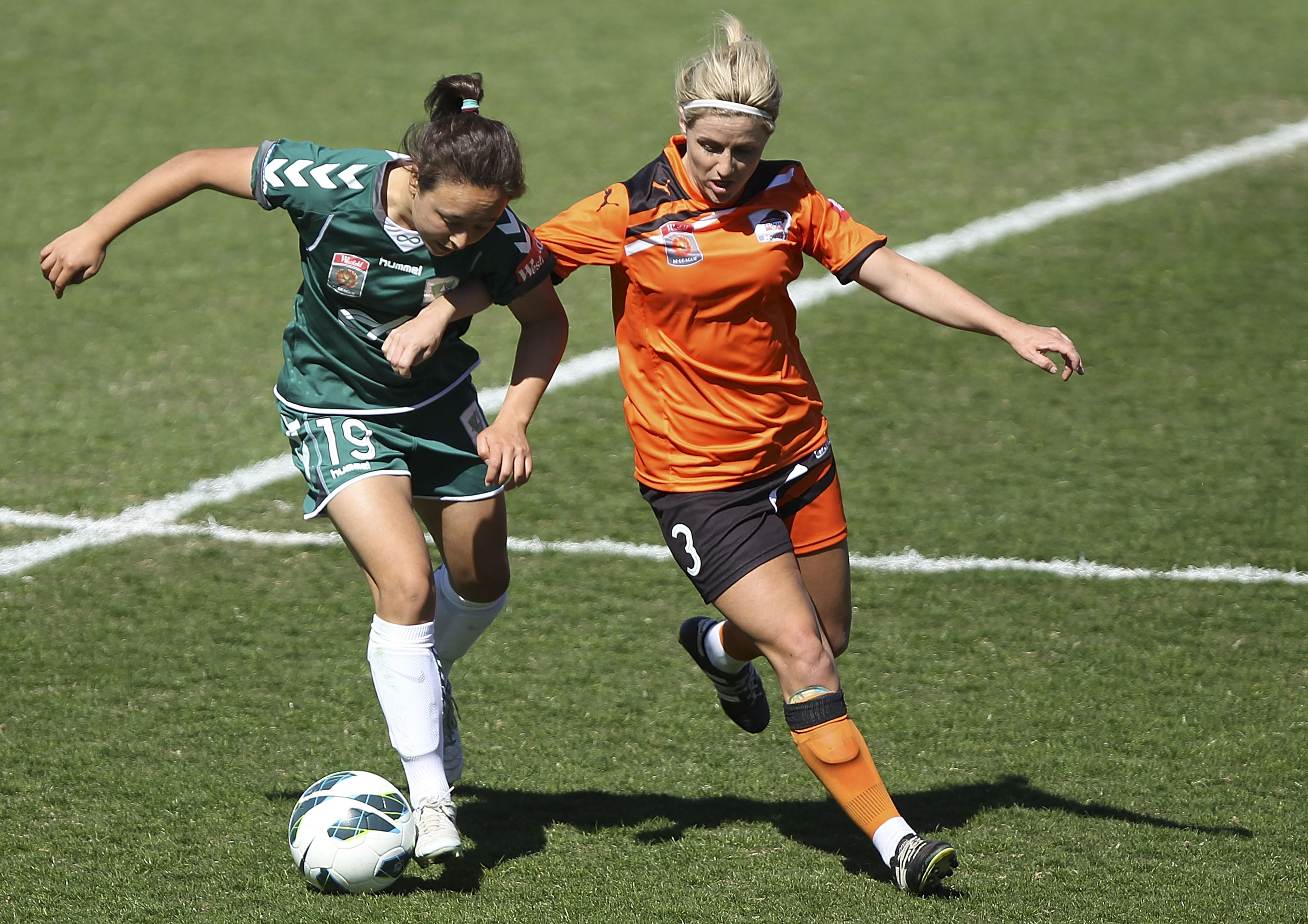Chapman (right) is an Australian international and a member of the Strikers.