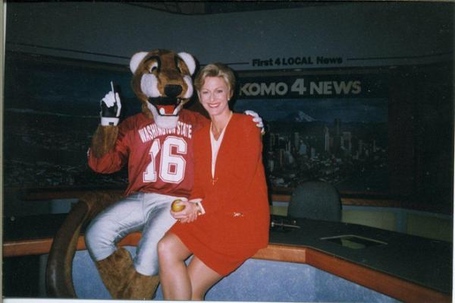 Kathi Goertzen, one of the all-time great Cougs.