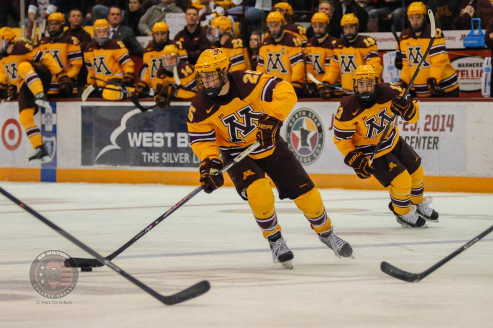 Minnesota freshman Justin Kloos led all players in the NCAA West Regional with three goals in two games. - 
