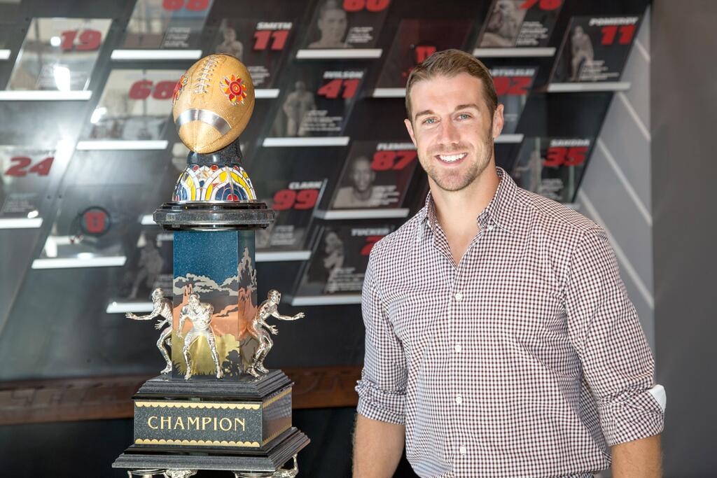 2005 Fiesta Bowl hero, Alex Smith, will give the commencement speech at the University of Utah's 2014 commencement ceremony.