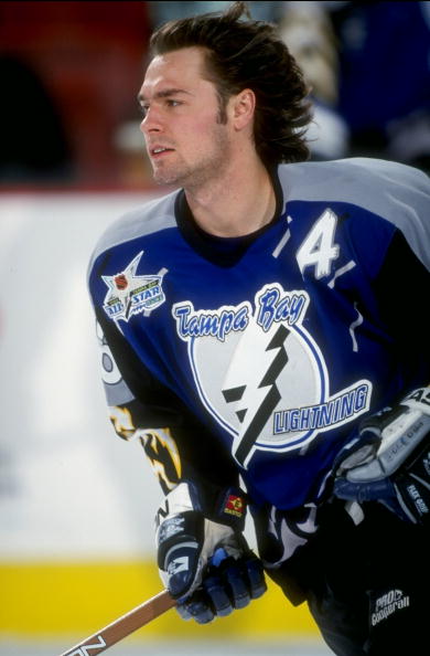 Yes kids, that's the Lightning's first attempt at an alt jersey. It really did exist outside of video games.