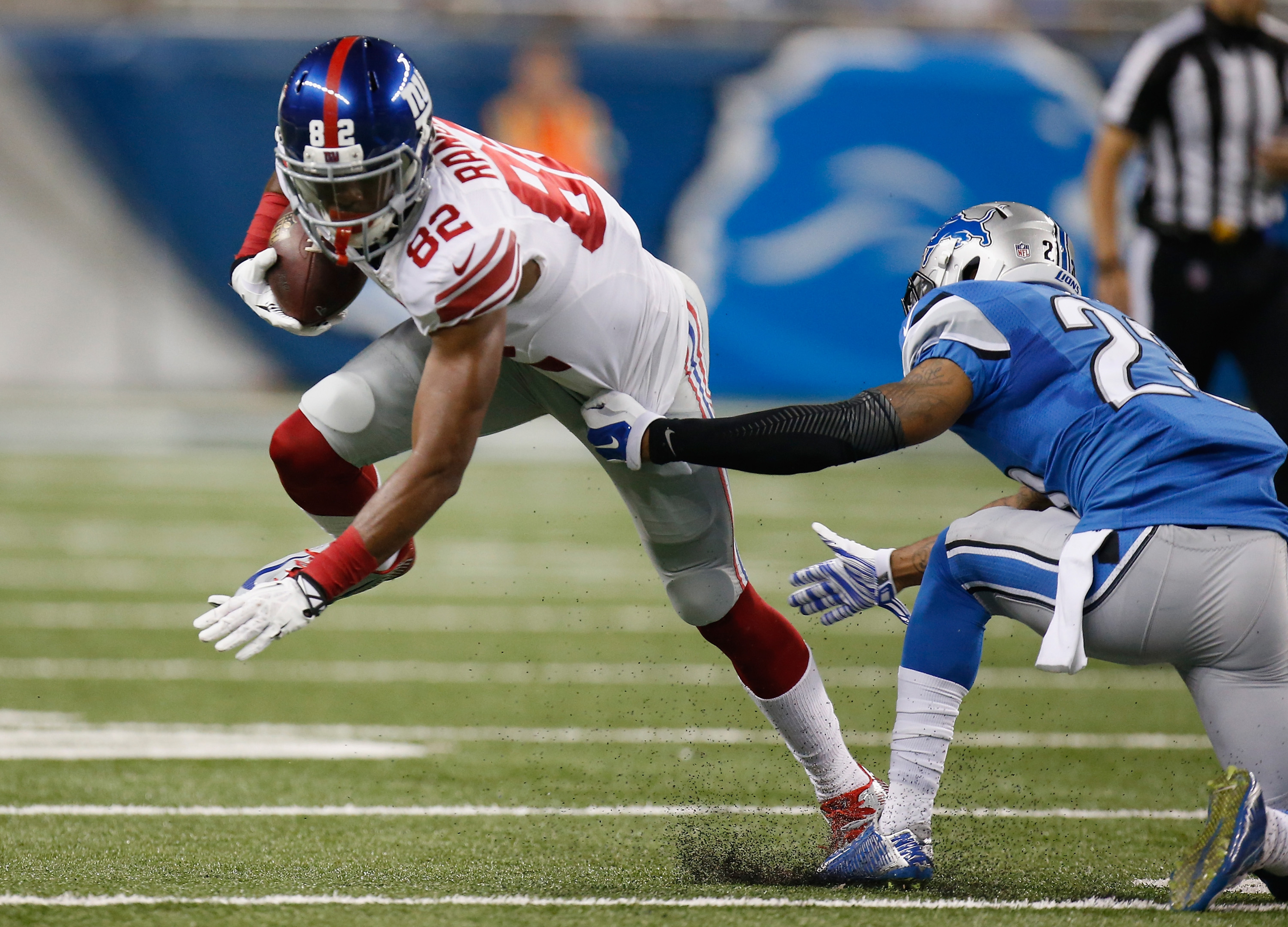 Rueben Randle had two catches for one yard on Monday