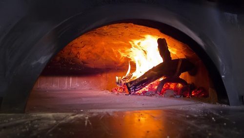 Pizaro's pizza oven in West Houston. 