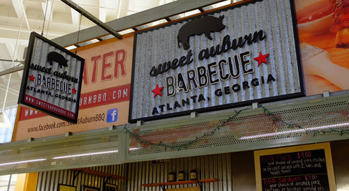 Sweet Auburn Barbecue at the Curb Market.