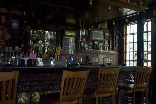 The bar at Rudyard's. 