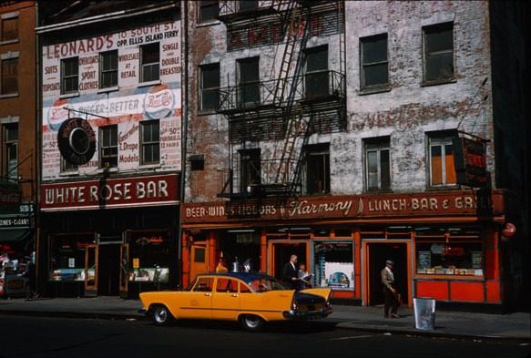 White Rose Bar and Harmony Restaurant, Whitehall Street, Photo by Charles W. Cushman, 1960, From the Charles W. Cushman Photograph Collection [<a href="http://webapp1.dlib.indiana.edu/cushman/results/detail.do?query=subject%3A%22Restaurants%22+AND+s