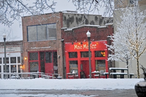  Snow days past at Mac McGee's. 