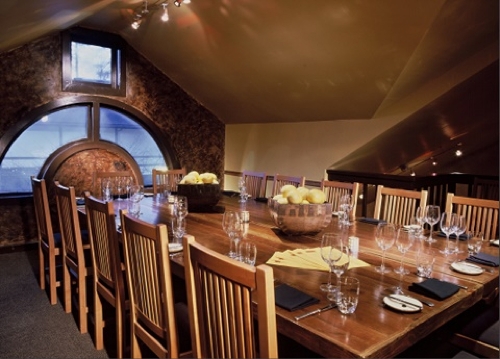  A private dining room at Woodfire Grill 
