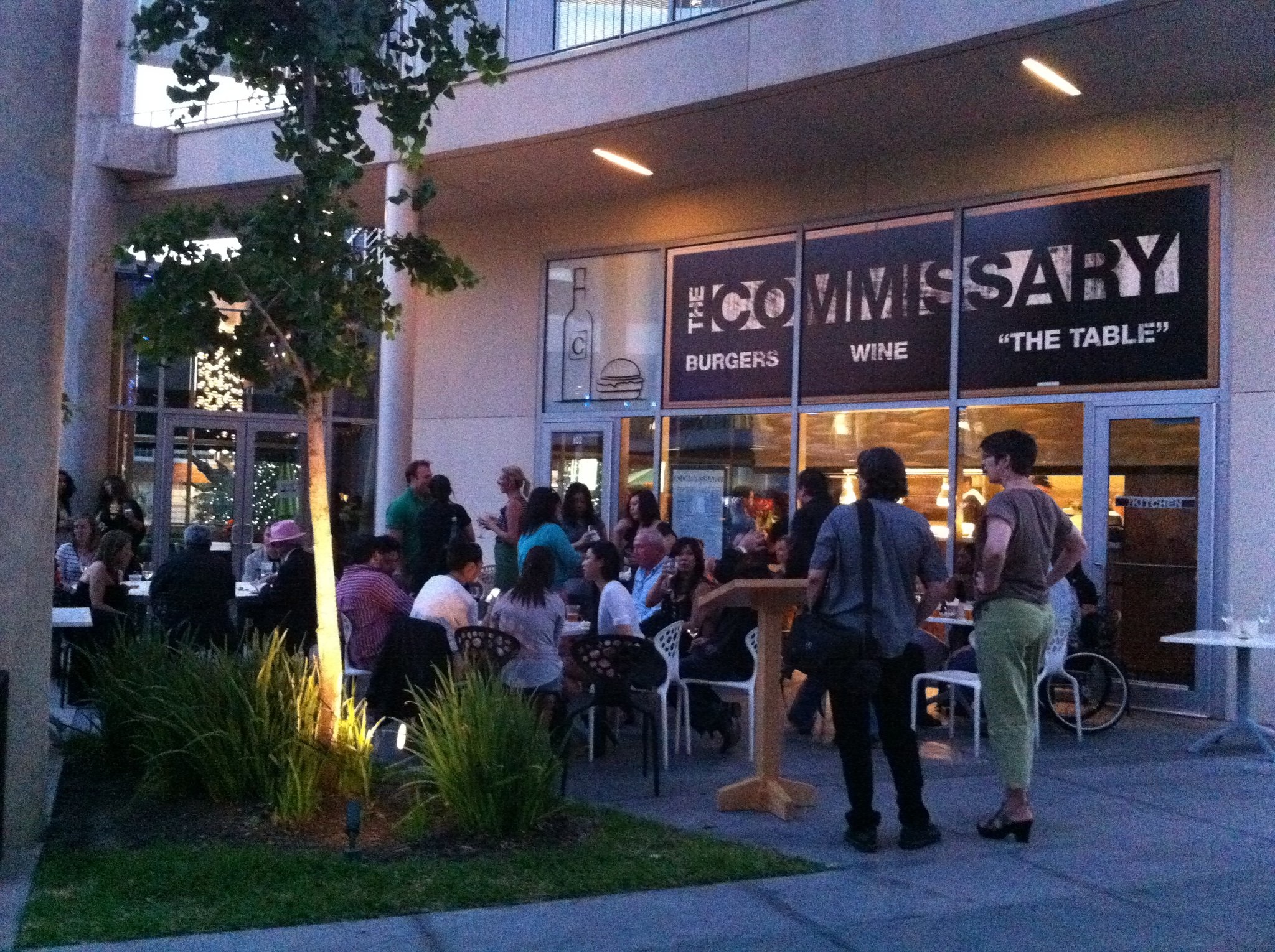 The Commissary's Arts District patio. 