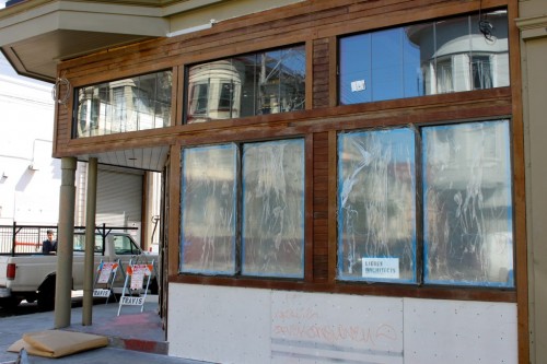 Ipe (ironwood) paneling outside never needs to be re-painted or cleaned. 