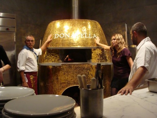 <b>Donatella</b>: Restaurateur <b>Donatella Arpaia</b> loves labels, brands and bling. So, when she <a href="http://ny.eater.com/archives/2010/09/donatella_2.php" rel="nofollow">opened her eponymous Chelsea pizzeria</a>, she not only installed an ov