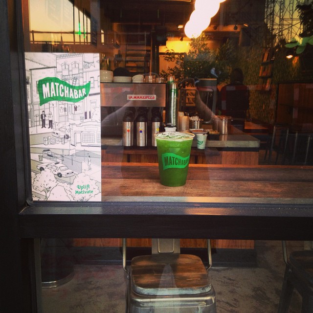 MatchaBar opened recently in Williamsburg serving all things matcha. 