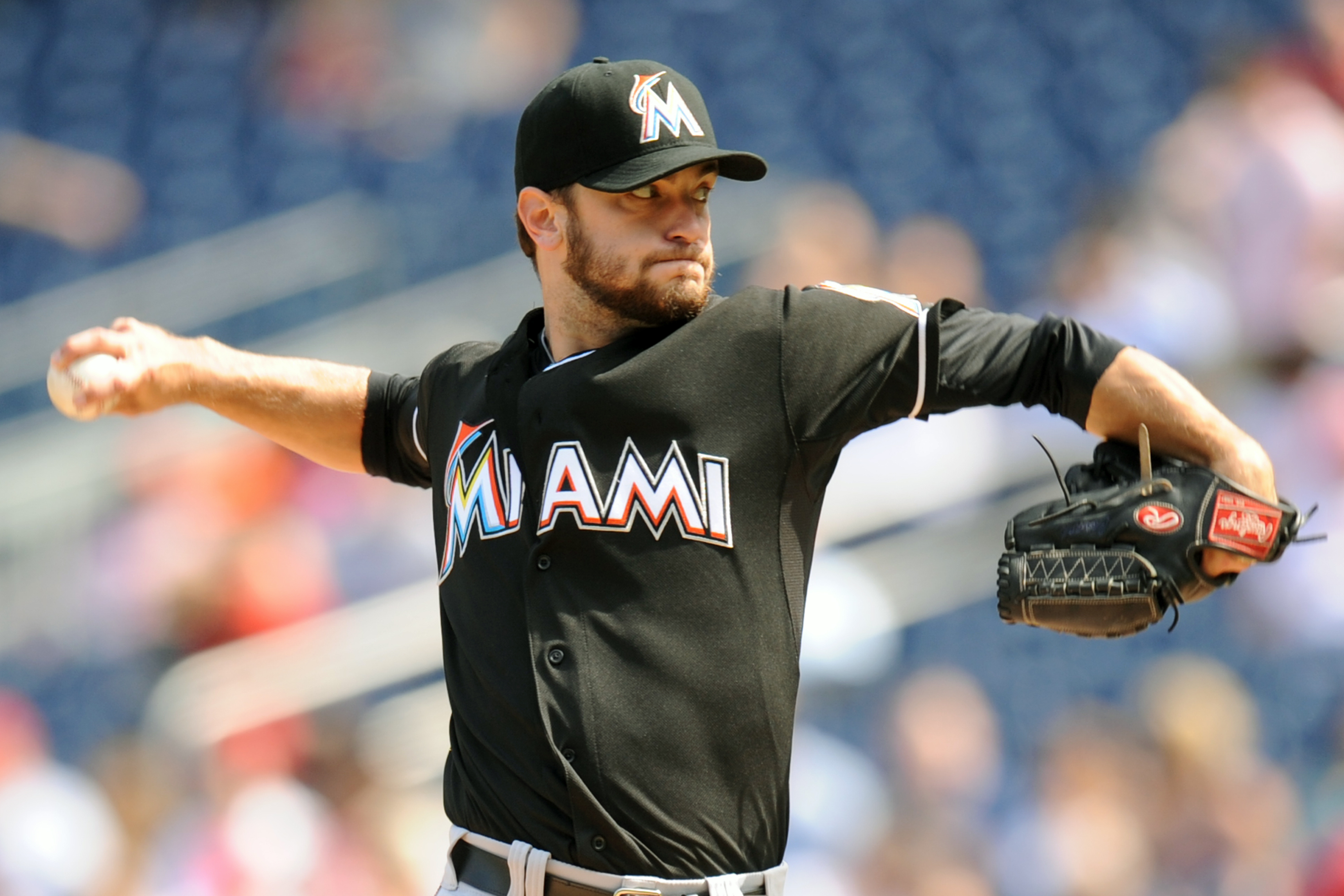 Jarred Cosart worked well for the Miami Marlins in limited time.