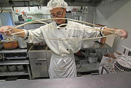Gene Wu, owner and chef of Gene's Chinese Flatbread Cafe