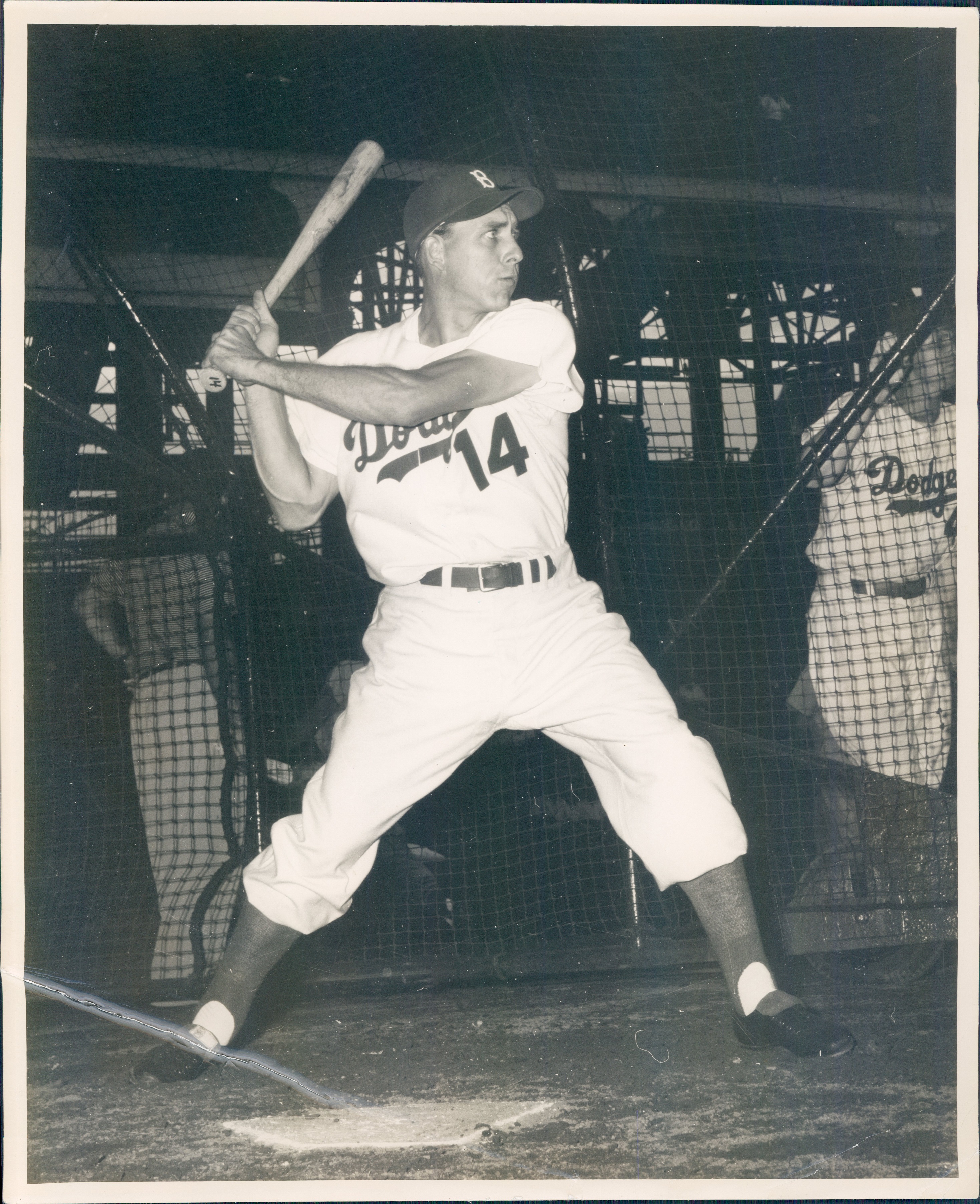 Gil Hodges hit 361 home runs for the Dodgers and drove in 100 runs in seven straight seasons (1949-55).