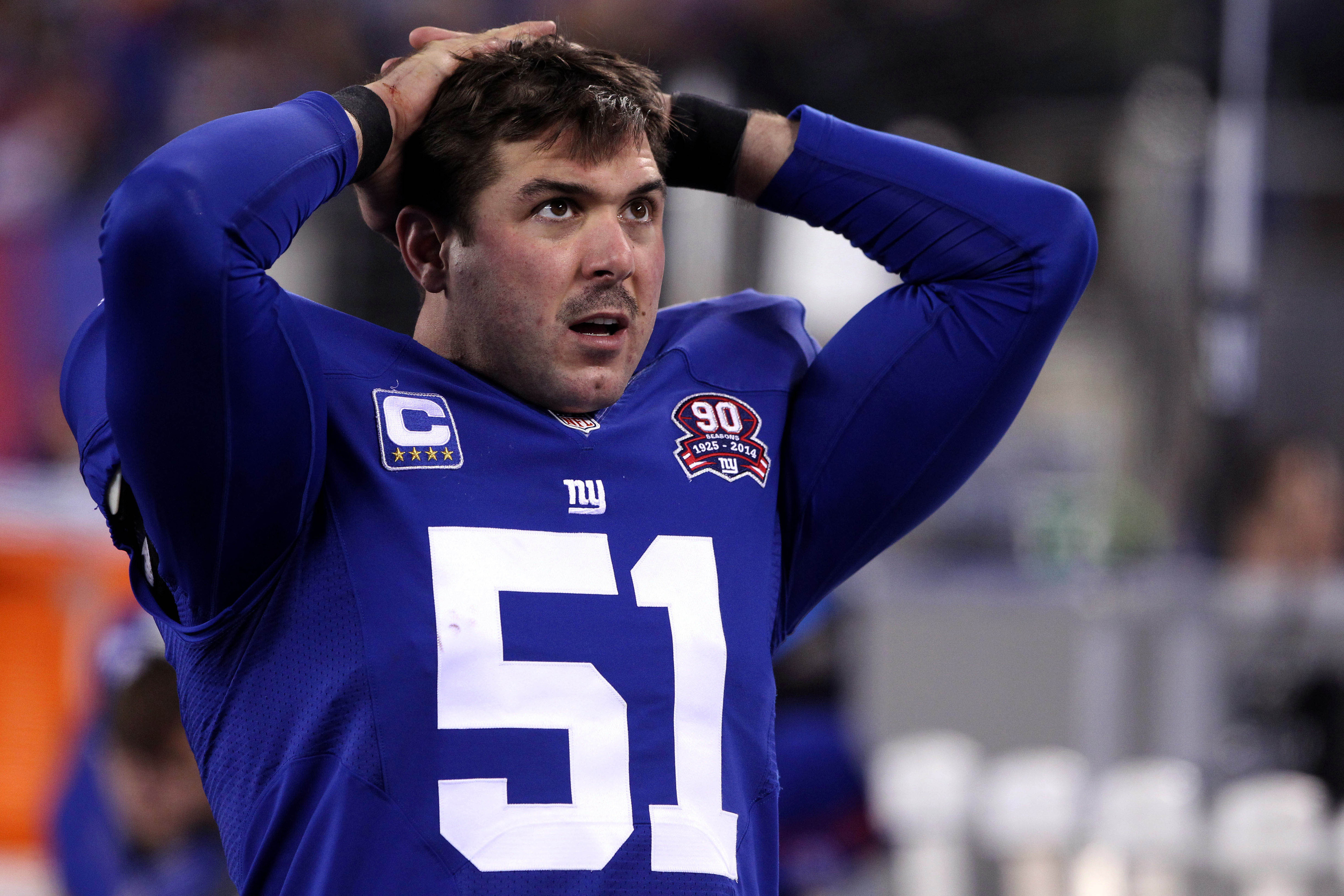 Zak DeOssie's reaction to Monday's loss mirors that of Giants fans.