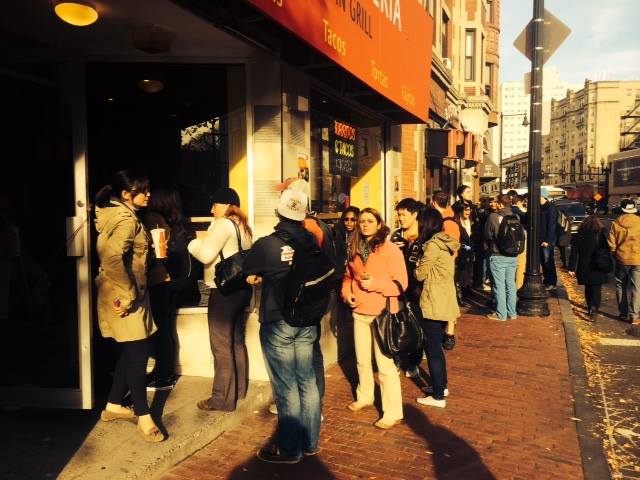 The lines formed early and stayed late at Amelia's new location on Huntington.