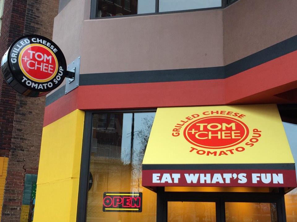 An existing Tom + Chee location.