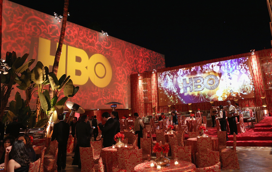 Last year's HBO party. Image via Getty.