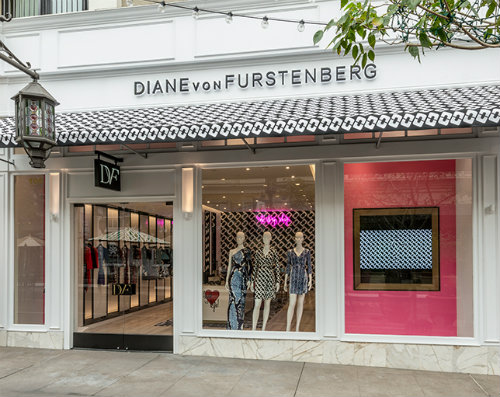 Diane von Furstenberg's store at Americana at Brand. Photo by Joshua White via DVF