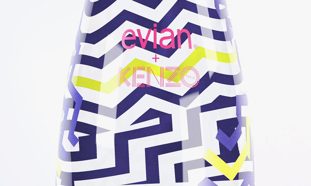Image <a href="http://www.selectism.com/2014/09/29/see-the-multi-colored-kenzo-for-evian-limited-edition-2015-bottle/">via</a>