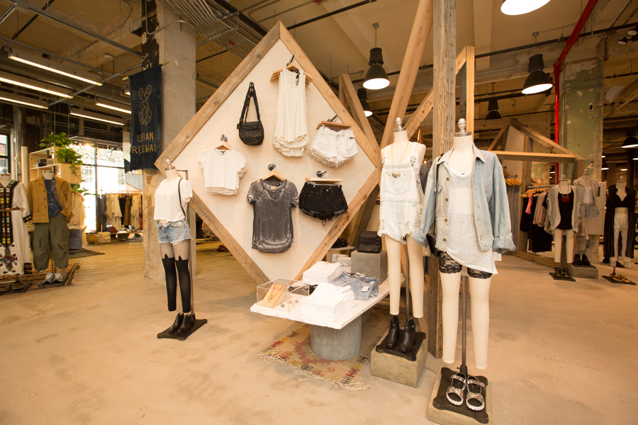 Inside Urban Outfitters' new NYC concept store. Photo via Racked NY.