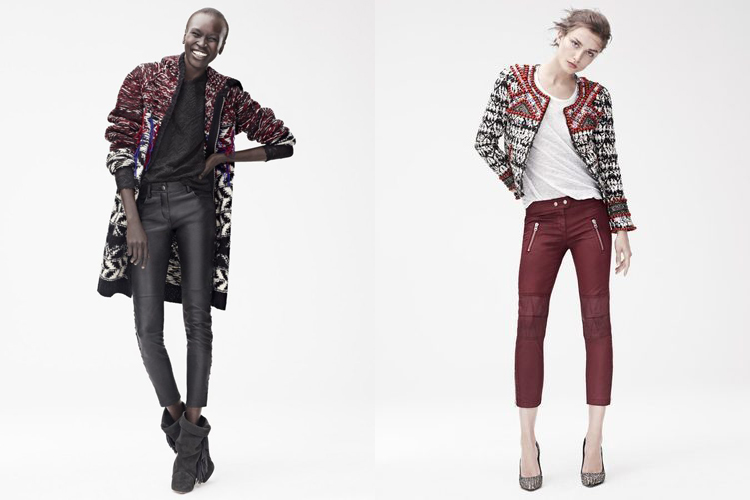 Images via <a href="http://racked.com/archives/2013/09/25/part-of-the-isabel-marant-for-hm-lookbook-has-leaked.php">Racked National</a>