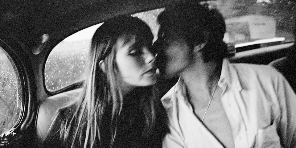 Jane Birkin and Serge Gainsbourg. Photo via <a href="http://www.taschen.com/pages/en/catalogue/photography/all/05779/facts.jane_serge_a_family_album.htm">Taschen</a>.