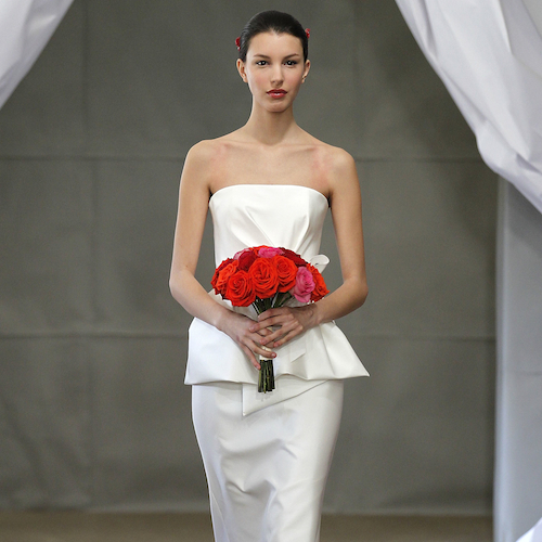 Carolina Herrera 2013 Bridal via Peter Michael Dills/Getty