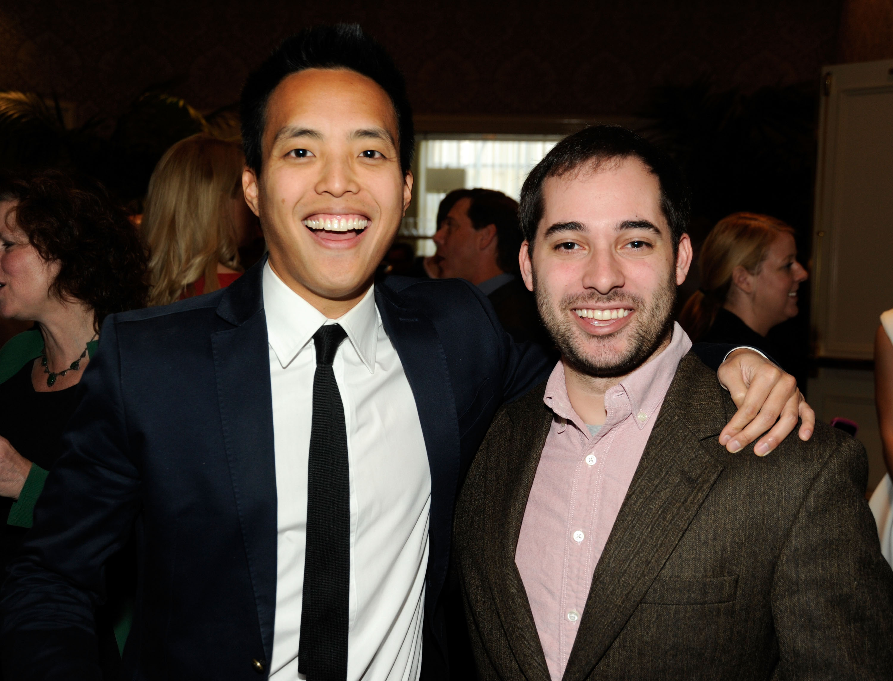 Parks and Recreation writers/producers Alan Yang and Harris Wittels