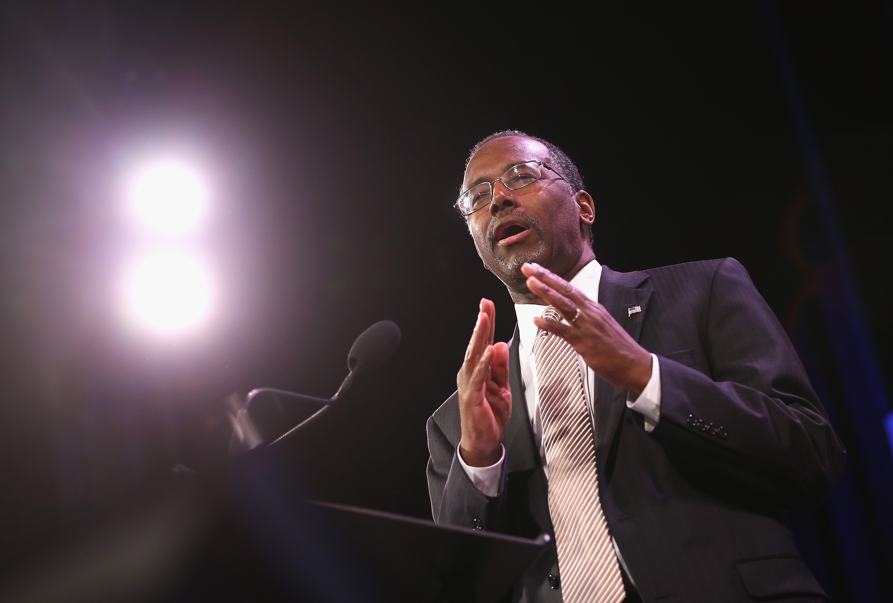 Ben Carson thinks gay people can choose to be straight because men have sex in prison. He "apologized."