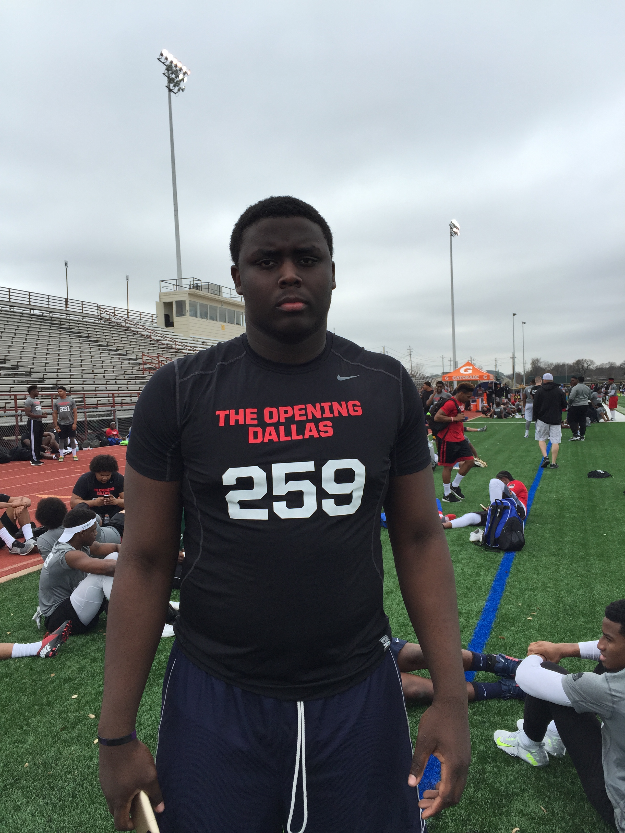 Greg Little at the Dallas The Opening regional camp
