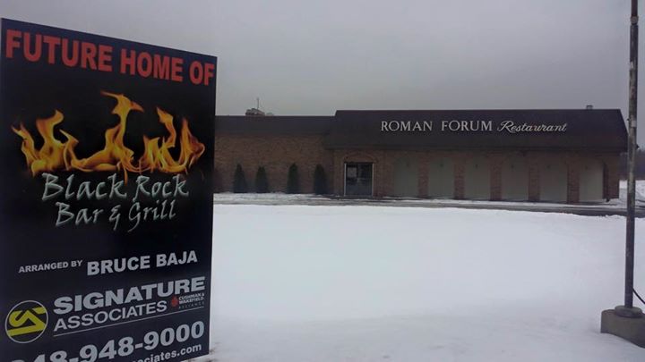 Black Rock Bar & Grill is planning a "massive renovation" of the former Roman Forum Restaurant in Canton.
