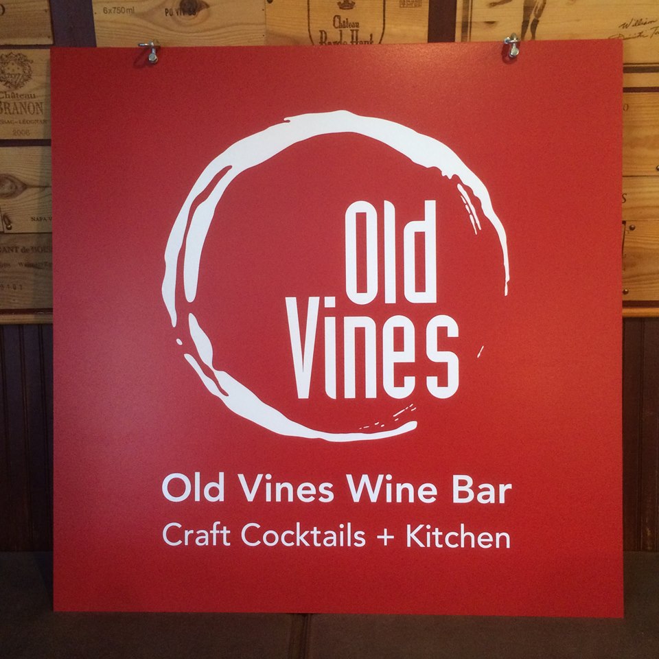 Old Vines' new logo.