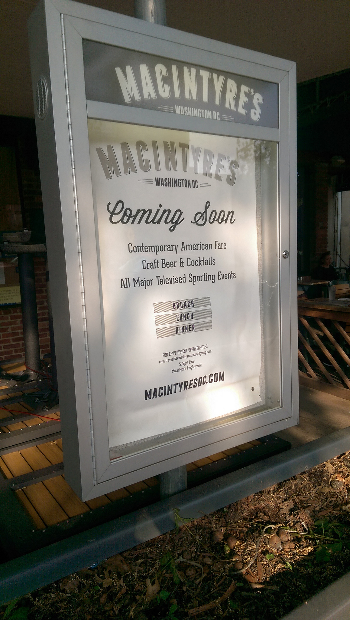 Coming soon: Macintyre's.