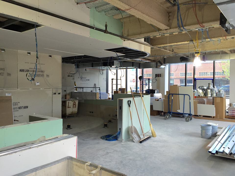 Dudley Cafe under construction this month
